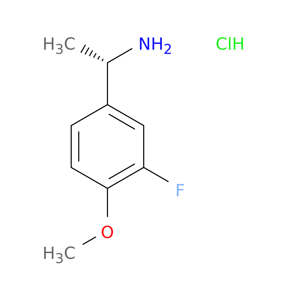 (S)-1-(3-Fluoro-4-methoxyphenyl)ethanamine hydrochloride