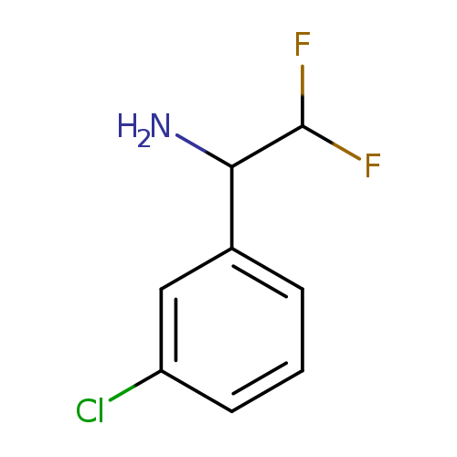 1-(3-chlorophenyl)-2,2-difluoroethan-1-amine