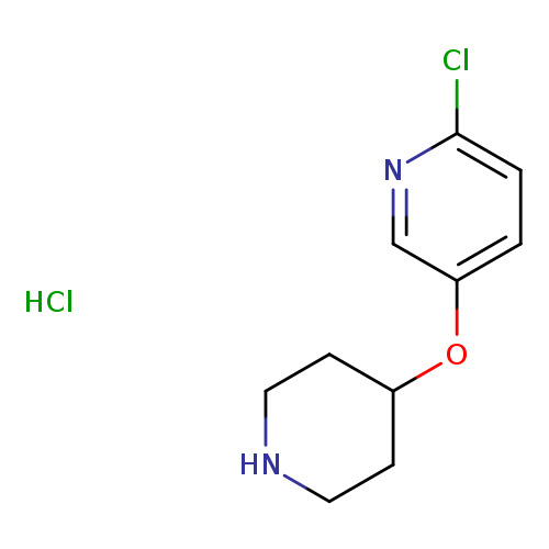 2-chloro-5-(piperidin-4-yloxy)pyridine hydrochloride