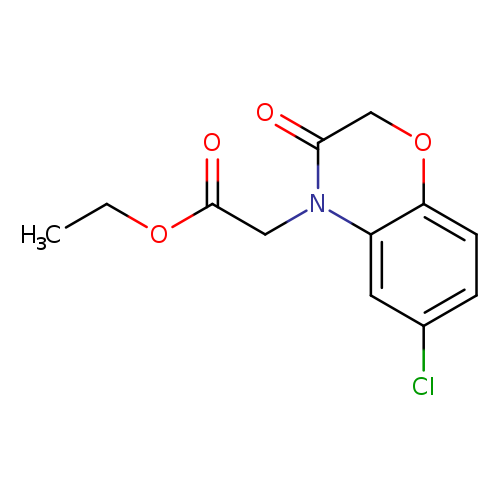 (6-Chloro-3-oxo-2,3-dihydro-benzo[1,4]oxazin-4-yl)-acetic acid ethyl ester