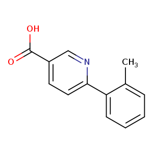 3-Pyridinecarboxylic acid, 6-(2-methylphenyl)-