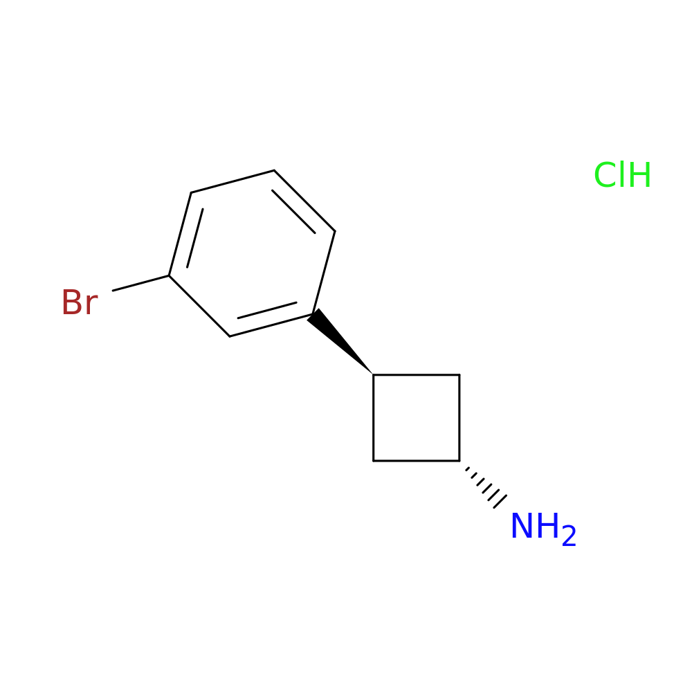 (1r,3r)-3-(3-bromophenyl)cyclobutan-1-amine hydrochloride
