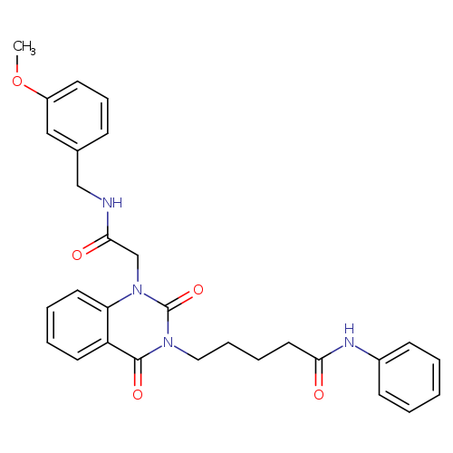 5-[1-({[(3-methoxyphenyl)methyl]carbamoyl}methyl)-2,4-dioxo-1,2,3,4-tetrahydroquinazolin-3-yl]-N-phenylpentanamide