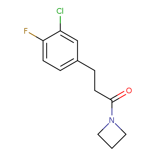1-(azetidin-1-yl)-3-(3-chloro-4-fluorophenyl)propan-1-one