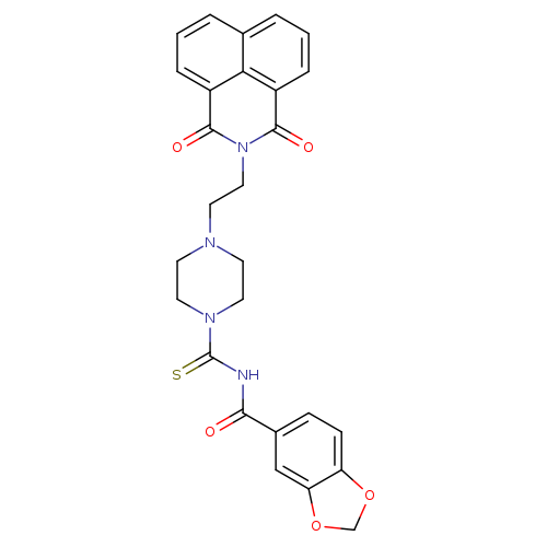 N-[4-(2-{2,4-dioxo-3-azatricyclo[7.3.1.0^{5,13}]trideca-1(12),5,7,9(13),10-pentaen-3-yl}ethyl)piperazine-1-carbothioyl]-2H-1,3-benzodioxole-5-carboxamide