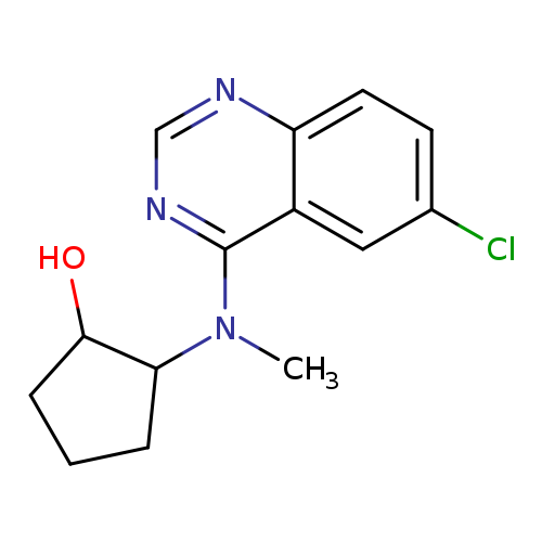 2-[(6-chloroquinazolin-4-yl)(methyl)amino]cyclopentan-1-ol