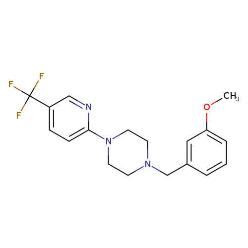 1-[(3-methoxyphenyl)methyl]-4-[5-(trifluoromethyl)pyridin-2-yl]piperazine