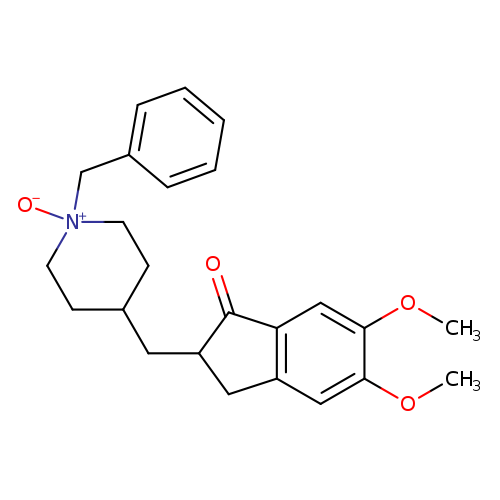 1H-Inden-1-one, 2,3-dihydro-5,6-dimethoxy-2-[[1-oxido-1-(phenylmethyl)-4-piperidinyl]methyl]-