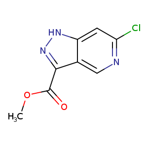 methyl 6-chloro-1H-pyrazolo[4,3-c]pyridine-3-carboxylate