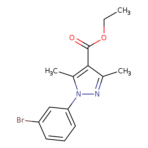 ethyl 1-(3-bromophenyl)-3,5-dimethyl-1H-pyrazole-4-carboxylate