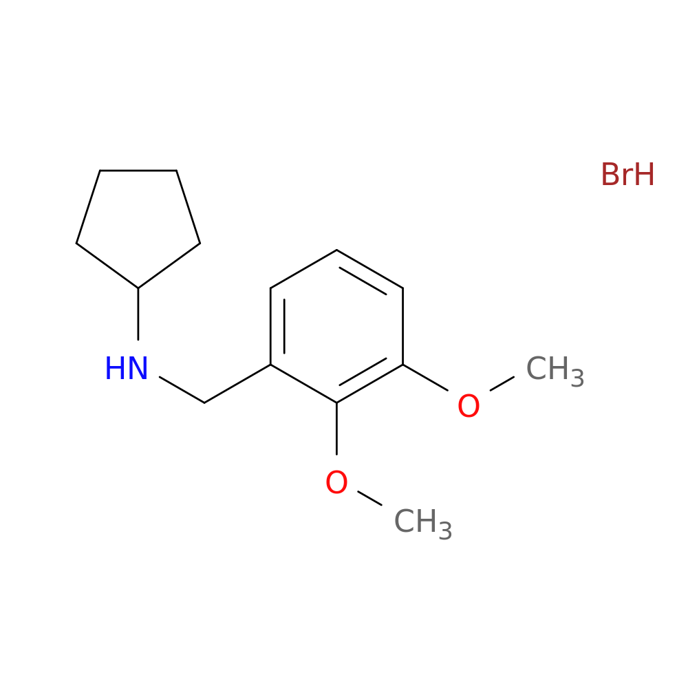 N-(2,3-Dimethoxybenzyl)cyclopentanamine hydrobromide