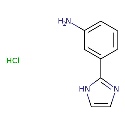 Benzenamine, 3-(1H-imidazol-2-yl)-, hydrochloride (1:1)