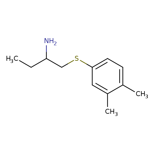 4-[(2-aminobutyl)sulfanyl]-1,2-dimethylbenzene