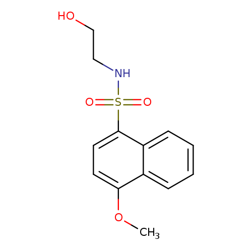 4-Methoxy-naphthalene-1-sulfonic acid (2-hydroxy-ethyl)-amide