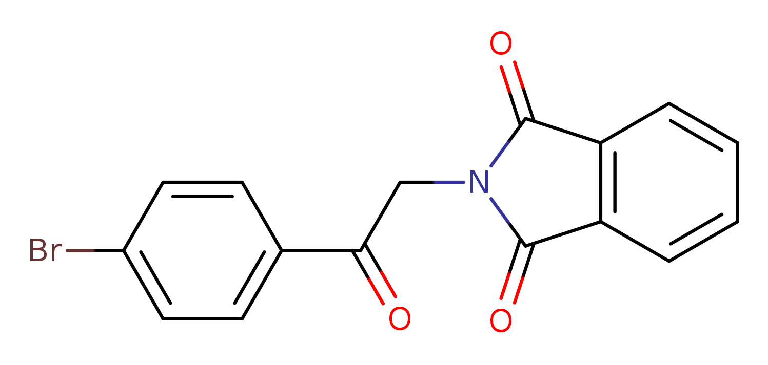 1H-Isoindole-1,3(2H)-dione,2-[2-(4-bromophenyl)-2-oxoethyl]-