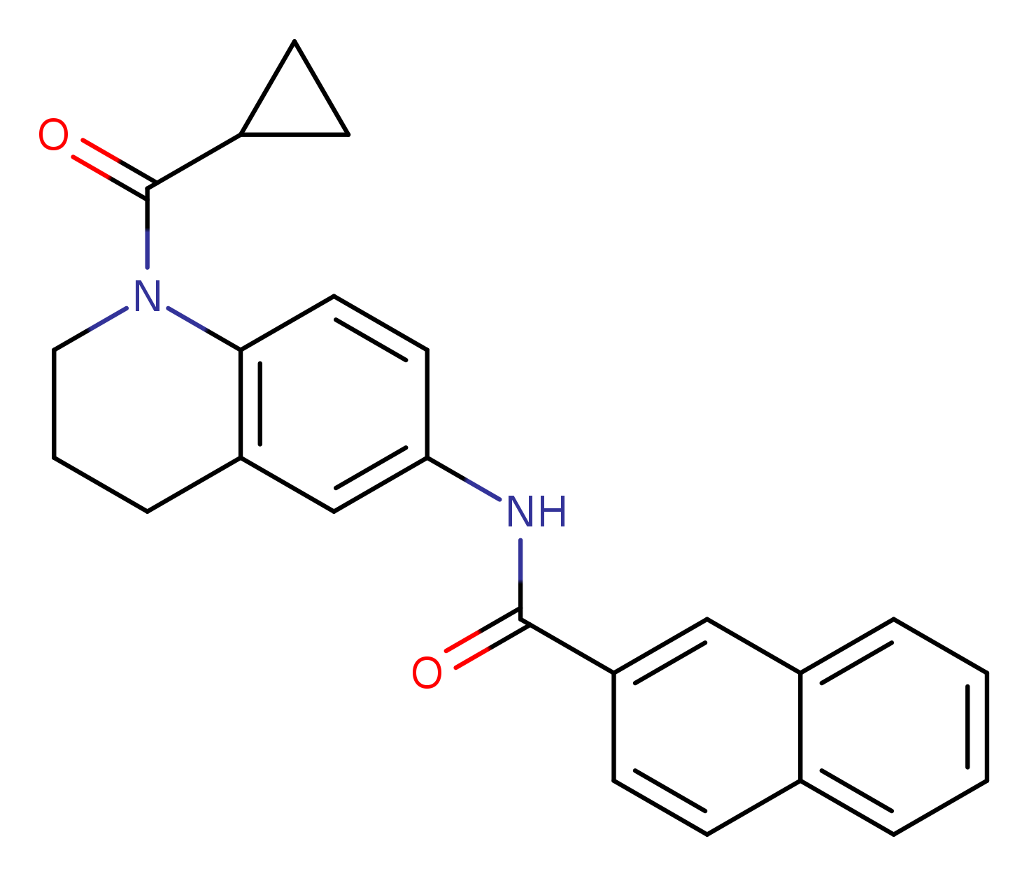 N-(1-cyclopropanecarbonyl-1,2,3,4-tetrahydroquinolin-6-yl)naphthalene-2-carboxamide