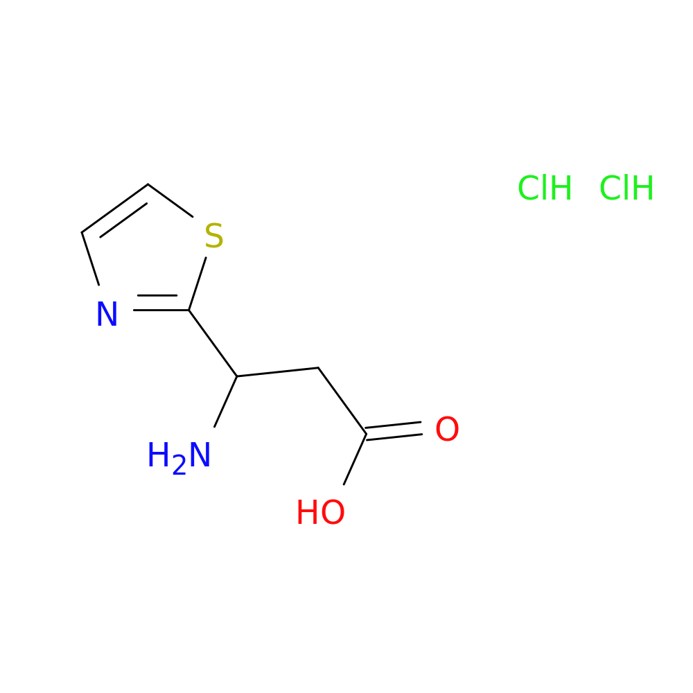 3-amino-3-(1,3-thiazol-2-yl)propanoic acid dihydrochloride