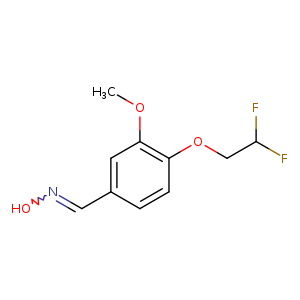 N-{[4-(2,2-difluoroethoxy)-3-methoxyphenyl]methylidene}hydroxylamine