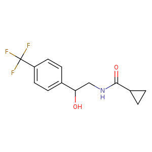 N-{2-hydroxy-2-[4-(trifluoromethyl)phenyl]ethyl}cyclopropanecarboxamide