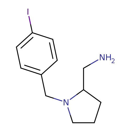 {1-[(4-iodophenyl)methyl]pyrrolidin-2-yl}methanamine