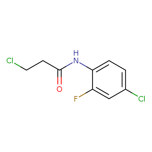 3-Chloro-n-(4-chloro-2-fluorophenyl)propanamide