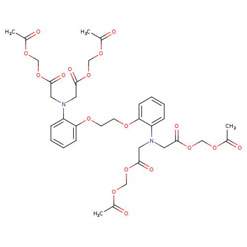 Glycine, N,N'-[1,2-ethanediylbis(oxy-2,1-phenylene)]bis[N-[2-[(acetyloxy)methoxy]-2-oxoethyl]-, 1,1'-bis[(acetyloxy)methyl] ester