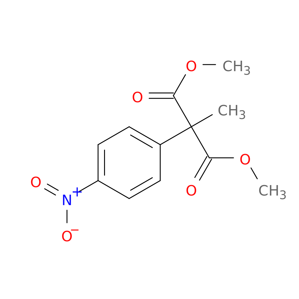 1,3-dimethyl 2-methyl-2-(4-nitrophenyl)propanedioate