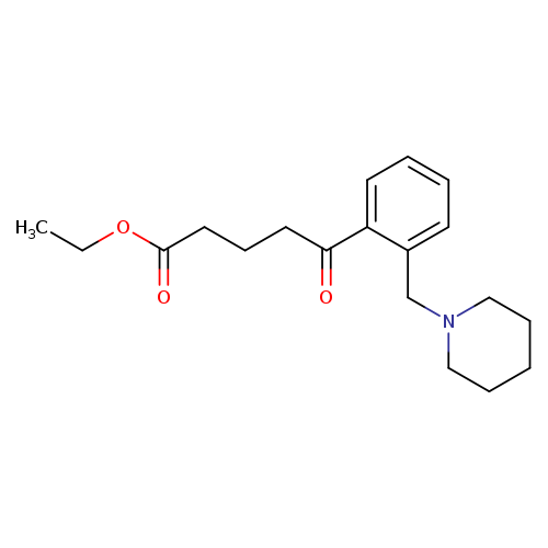 Ethyl 5-oxo-5-[2-(piperidinomethyl)phenyl]valerate