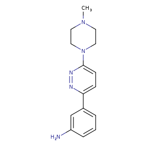 3-[6-(4-methylpiperazino)-3-pyridazinyl]aniline