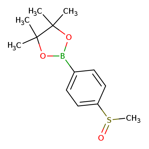 1,3,2-Dioxaborolane, 4,4,5,5-tetramethyl-2-[4-(methylsulfinyl)phenyl]-