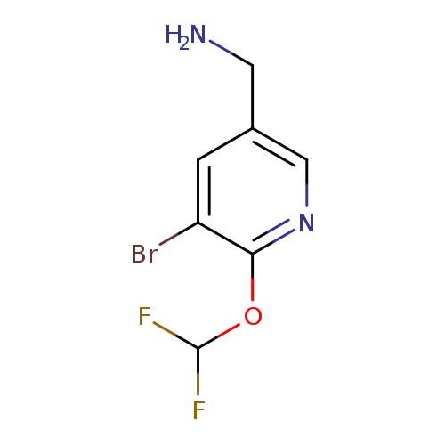 (5-Bromo-6-(difluoromethoxy)pyridin-3-yl)methanamine