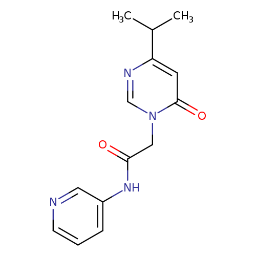 2-[6-oxo-4-(propan-2-yl)-1,6-dihydropyrimidin-1-yl]-N-(pyridin-3-yl)acetamide