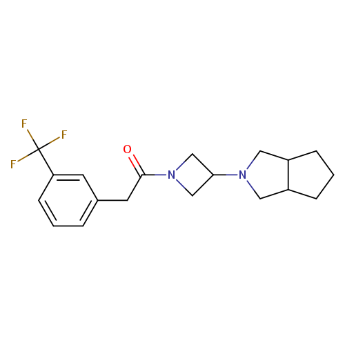1-(3-{octahydrocyclopenta[c]pyrrol-2-yl}azetidin-1-yl)-2-[3-(trifluoromethyl)phenyl]ethan-1-one