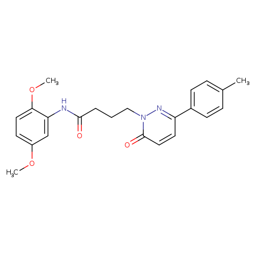 N-(2,5-dimethoxyphenyl)-4-[3-(4-methylphenyl)-6-oxo-1,6-dihydropyridazin-1-yl]butanamide