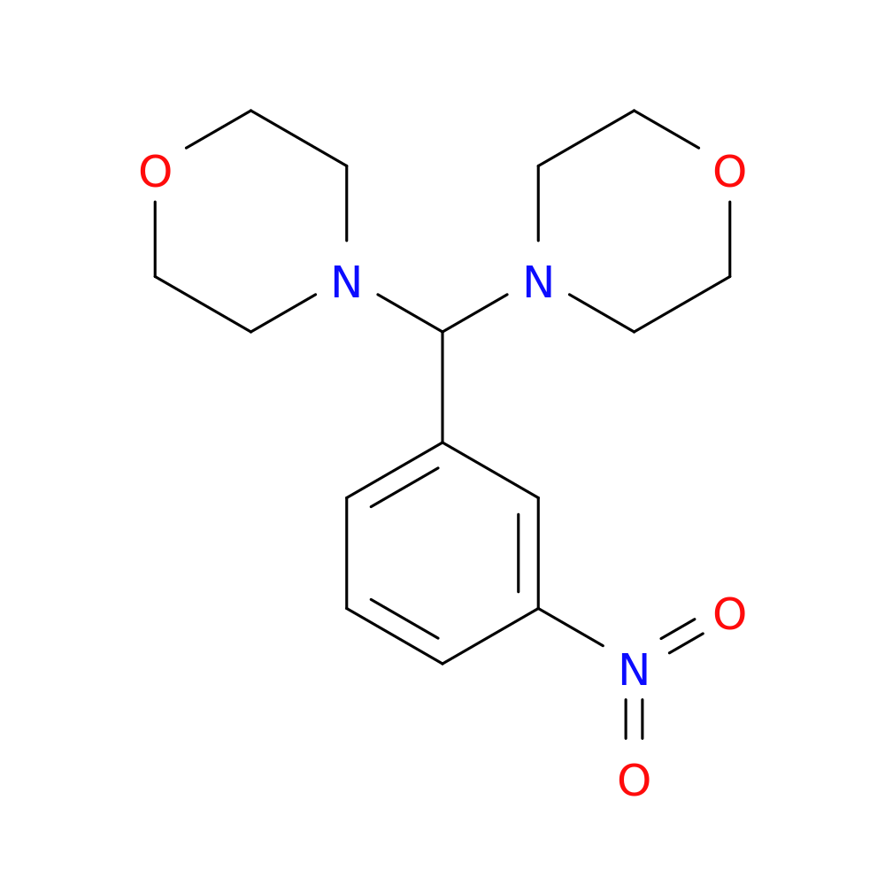 4,4'-((3-Nitrophenyl)methylene)dimorpholine