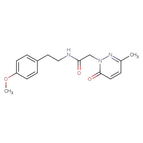 N-[2-(4-methoxyphenyl)ethyl]-2-(3-methyl-6-oxo-1,6-dihydropyridazin-1-yl)acetamide