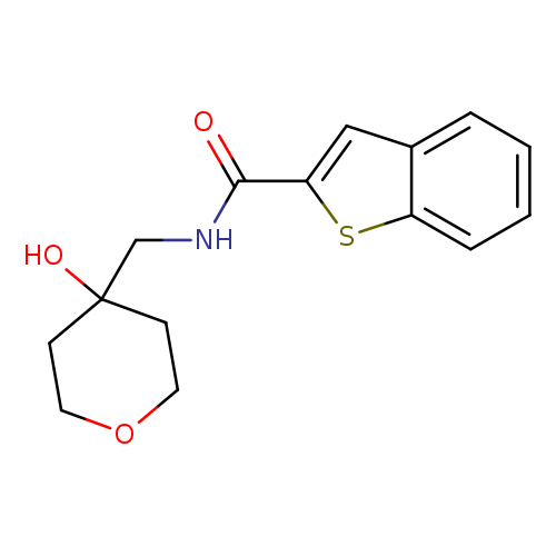 N-[(4-hydroxyoxan-4-yl)methyl]-1-benzothiophene-2-carboxamide