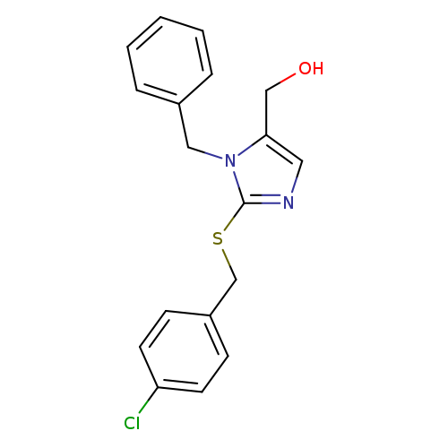 (1-benzyl-2-{[(4-chlorophenyl)methyl]sulfanyl}-1H-imidazol-5-yl)methanol