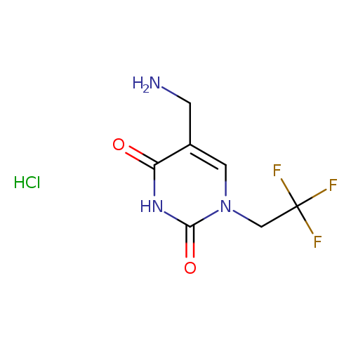 5-(aminomethyl)-1-(2,2,2-trifluoroethyl)pyrimidine-2,4(1h,3h)-dione hydrochloride