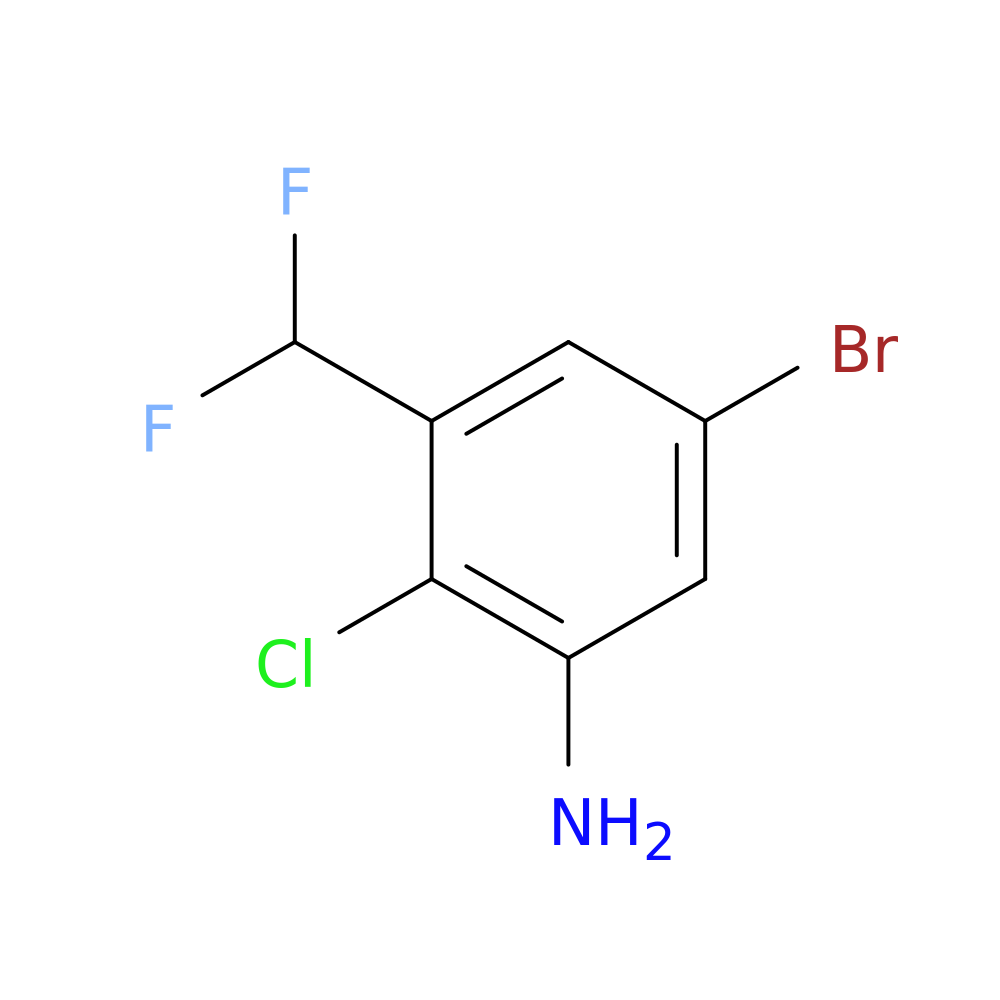 5-bromo-2-chloro-3-(difluoromethyl)aniline