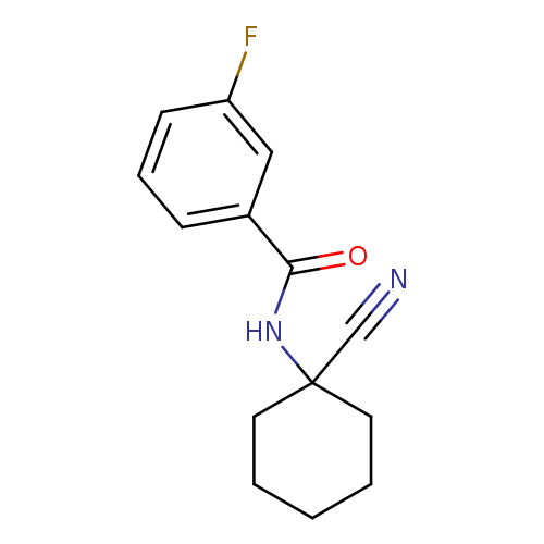 N-(1-CYANO-CYCLOHEXYL)-3-FLUORO-BENZAMIDE