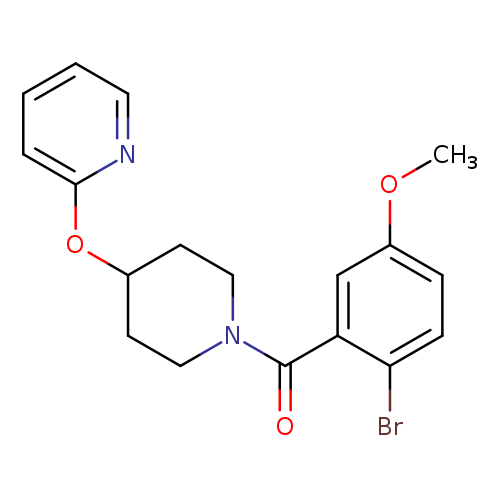 2-{[1-(2-bromo-5-methoxybenzoyl)piperidin-4-yl]oxy}pyridine