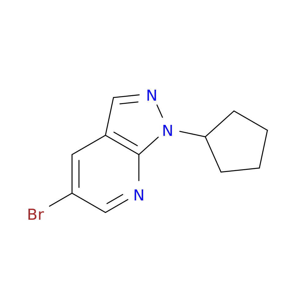 5-bromo-1-cyclopentyl-1H-pyrazolo[3,4-b]pyridine