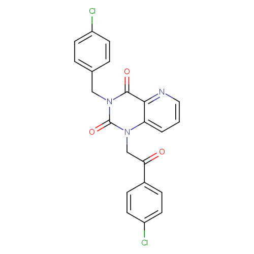 1-[2-(4-chlorophenyl)-2-oxoethyl]-3-[(4-chlorophenyl)methyl]-1H,2H,3H,4H-pyrido[3,2-d]pyrimidine-2,4-dione
