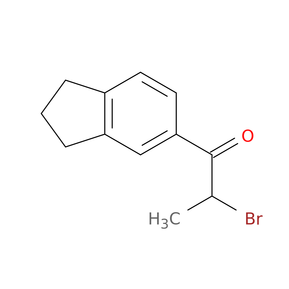 2-Bromo-1-(2,3-dihydro-1h-inden-5-yl)propan-1-one