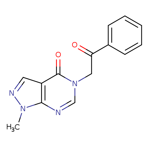 1-methyl-5-(2-oxo-2-phenylethyl)-1H,4H,5H-pyrazolo[3,4-d]pyrimidin-4-one