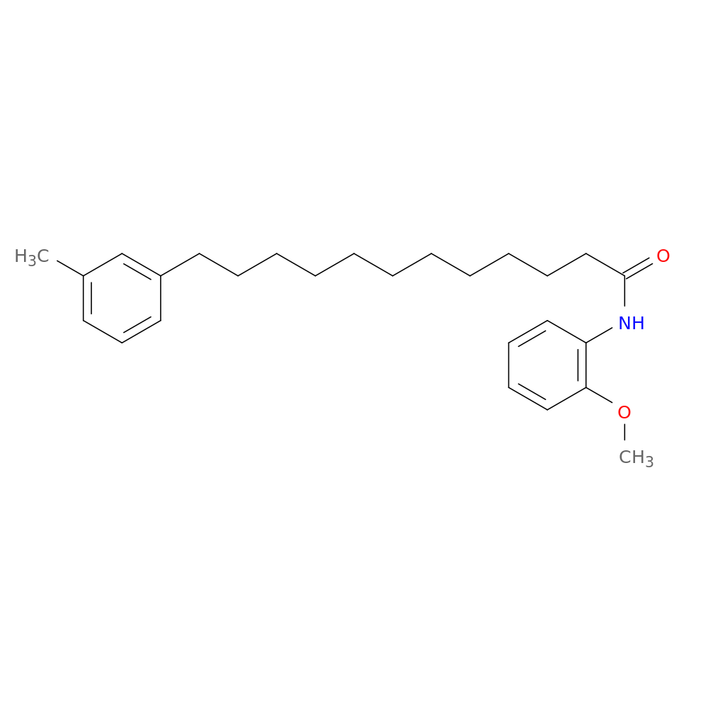 N-(2-methoxyphenyl)-12-(3-methylphenyl)dodecanamide