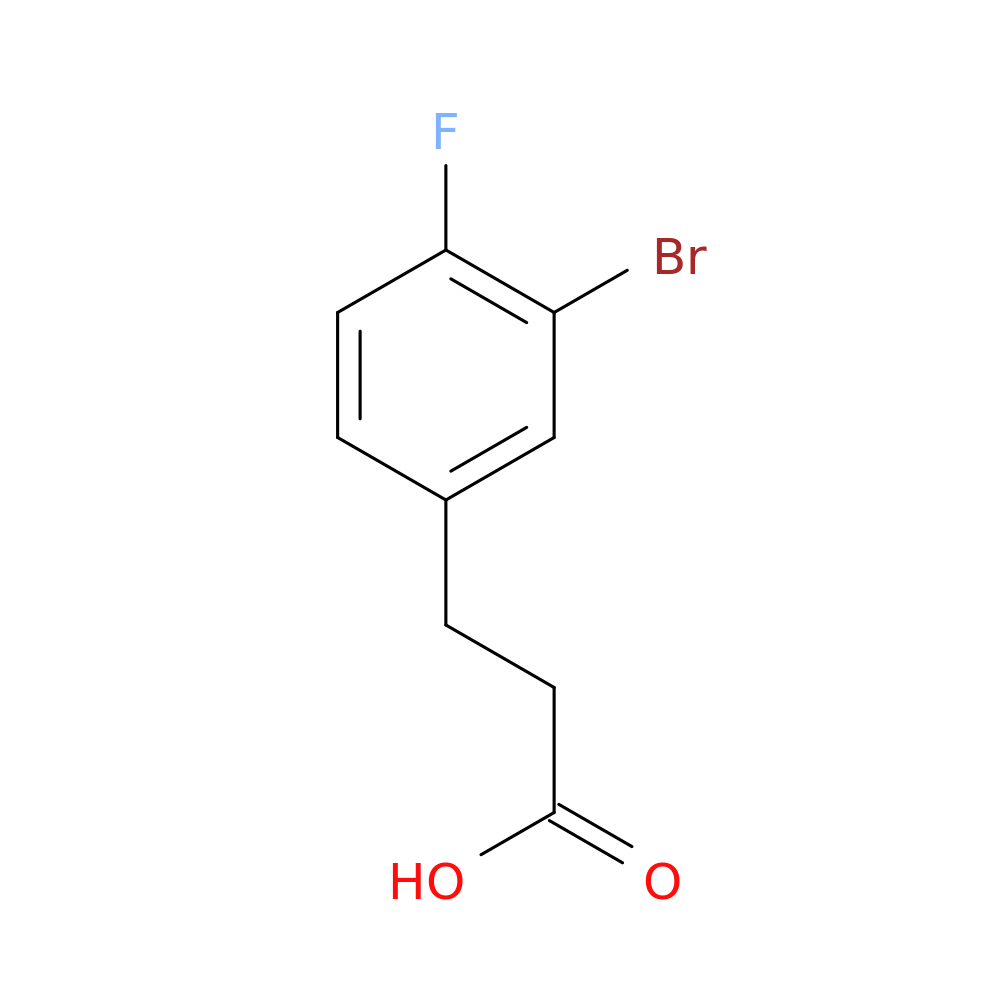 3-(3-Bromo-4-fluorophenyl)propanoic acid
