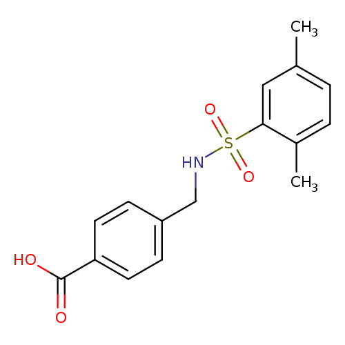 4-(([(2,5-DIMETHYLPHENYL)SULFONYL]AMINO)METHYL)BENZOIC ACID