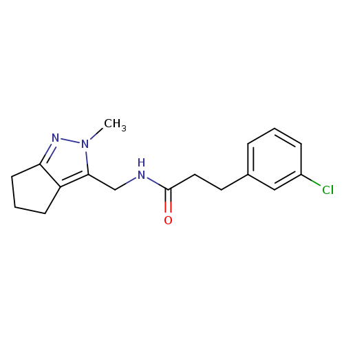 3-(3-chlorophenyl)-N-({2-methyl-2H,4H,5H,6H-cyclopenta[c]pyrazol-3-yl}methyl)propanamide